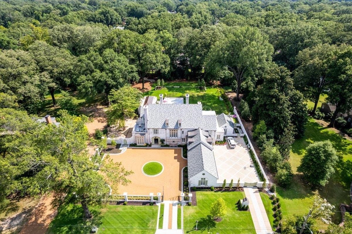 4143 Gwynne Road Memphis, TN 38117 - Photo 29 of 29 Aerial view of property and surrounding area featuring a forest