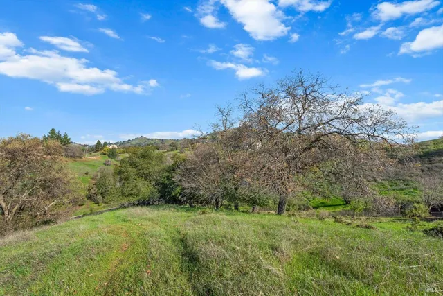 a view of an outdoor space with a lake view