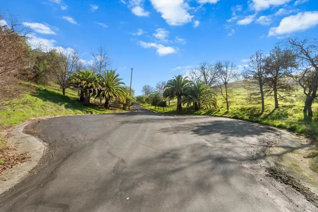 a view of street and with trees