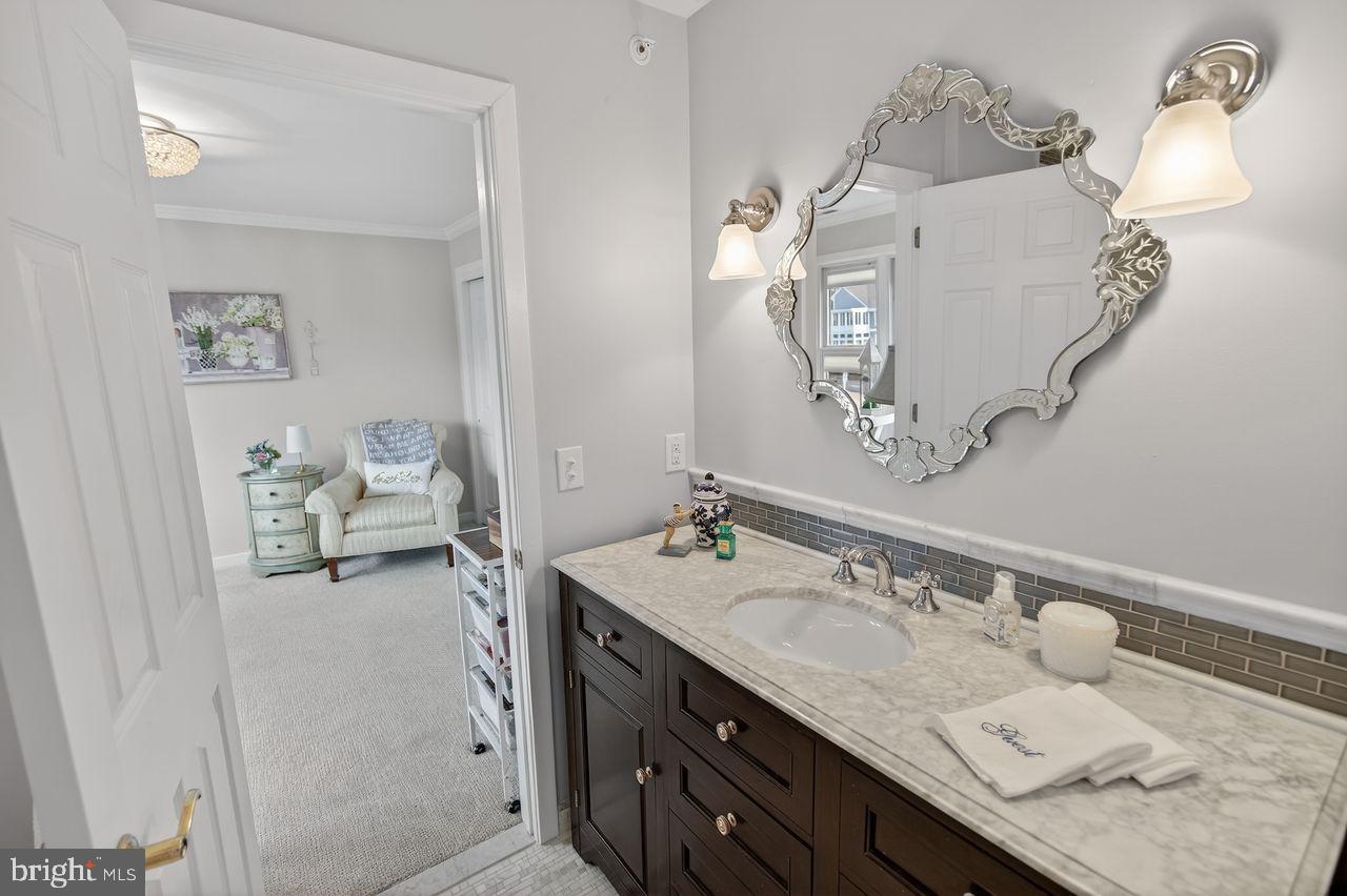 30470 Shore Lane, Unit 5 Ocean View, DE 19970 - Photo 47 of 56 Marble Vanity with Storage.