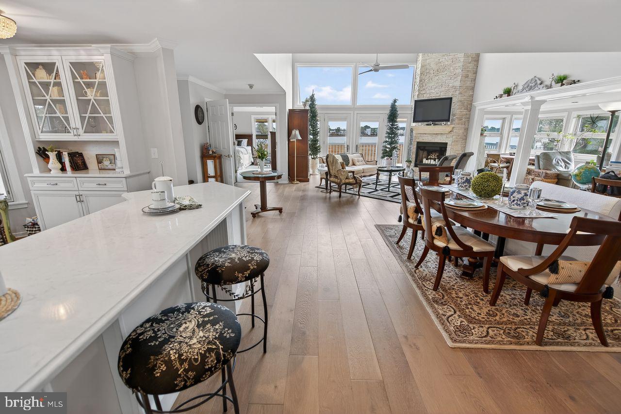 30470 Shore Lane, Unit 5 Ocean View, DE 19970 - Photo 10 of 56 Peninsula Seating with Quartz Countertops.