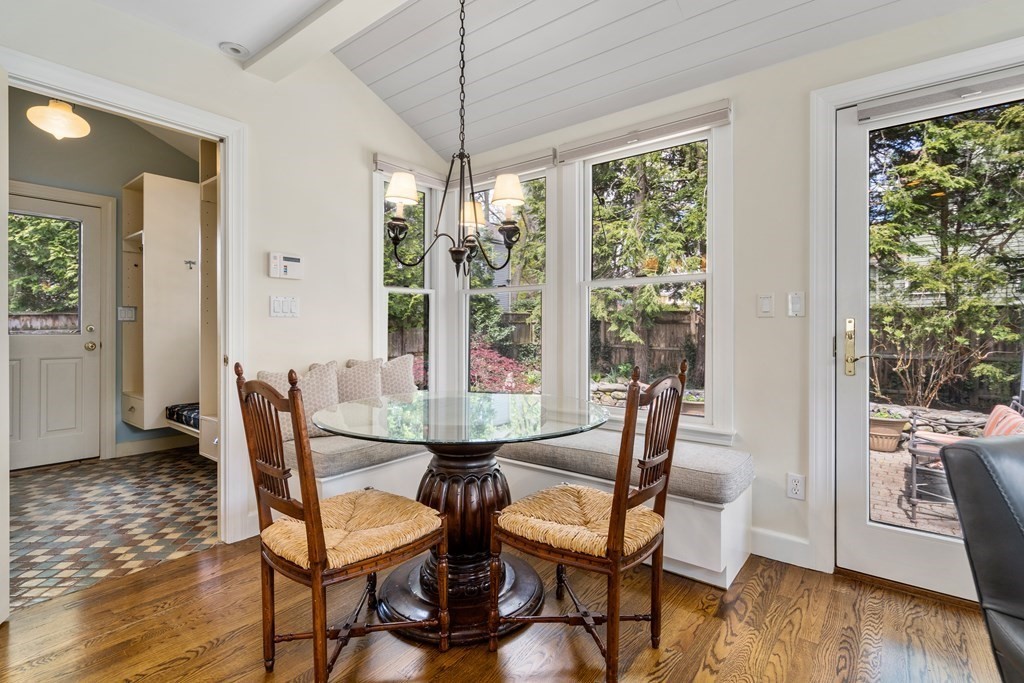 74 Shaw Road Belmont, MA 02478 - Photo 12 of 31 a view of a dining room with furniture window and wooden floor