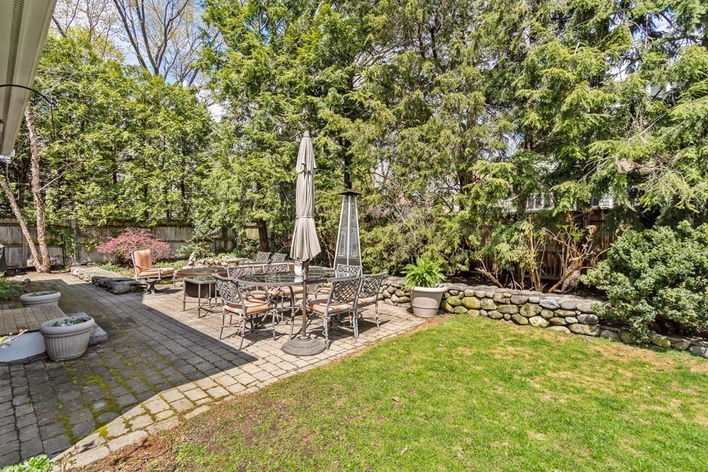 74 Shaw Road Belmont, MA 02478 - Photo 28 of 31 a view of a backyard with sitting area