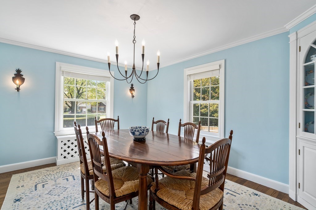 74 Shaw Road Belmont, MA 02478 - Photo 4 of 31 a view of a dining room with furniture window and outside view