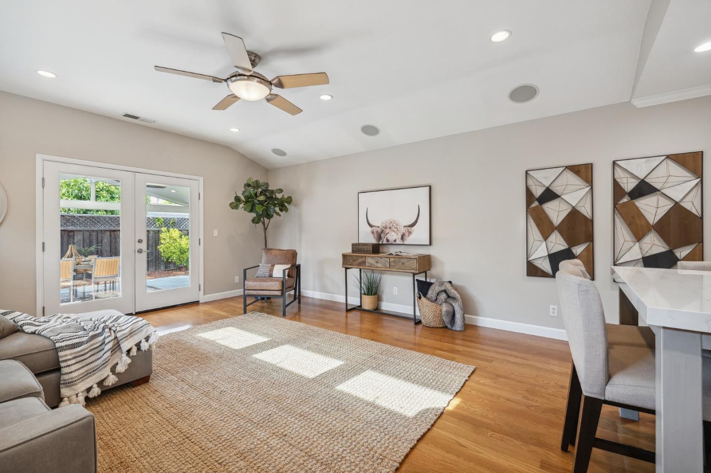 5236 Roxanne Drive San Jose, CA 95124 - Photo 15 of 35 a living room with furniture and a chandelier