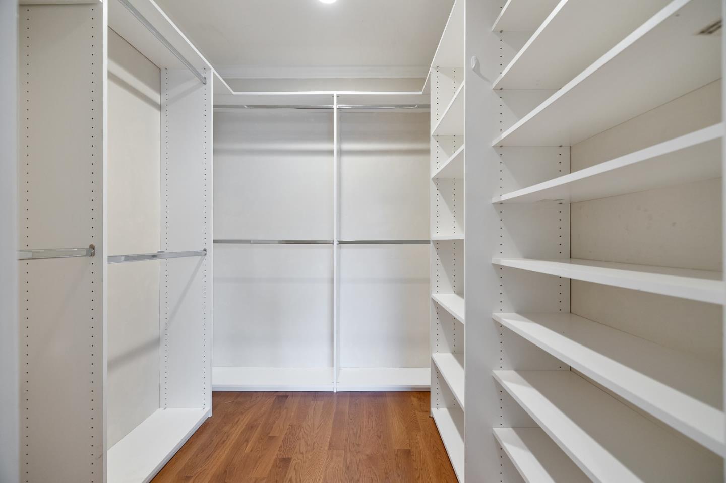 5236 Roxanne Drive San Jose, CA 95124 - Photo 25 of 35 a view of walk in closet with empty racks