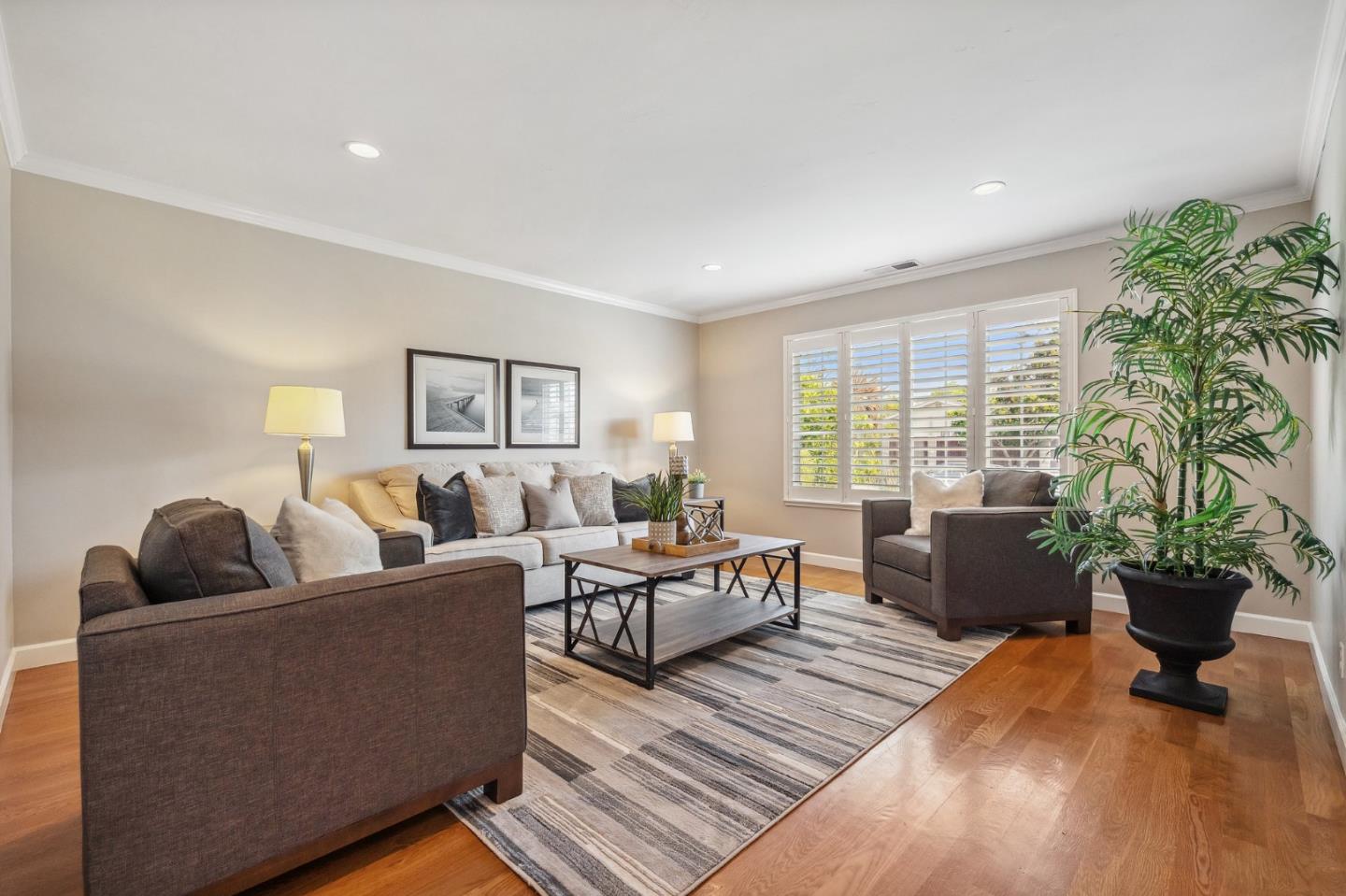 5236 Roxanne Drive San Jose, CA 95124 - Photo 6 of 35 a living room with furniture and a potted plant