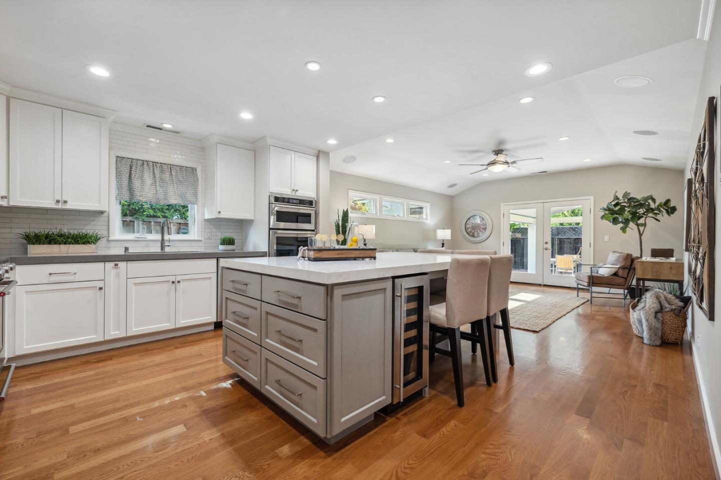 5236 Roxanne Drive San Jose, CA 95124 - Photo 10 of 35 a kitchen with a sink window and cabinets