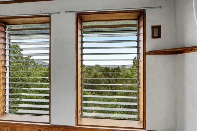 a view of a lake with a big yard