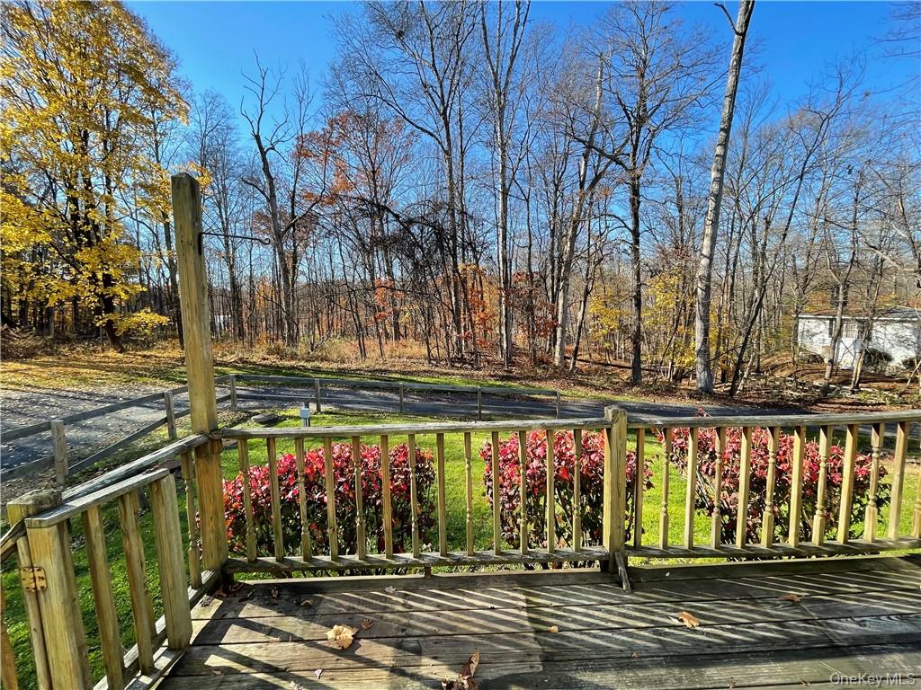17 Ribbecke Hill Road, Unit 1 Pine Bush, NY 12566 - Photo 12 of 13 a view of outdoor space with a table