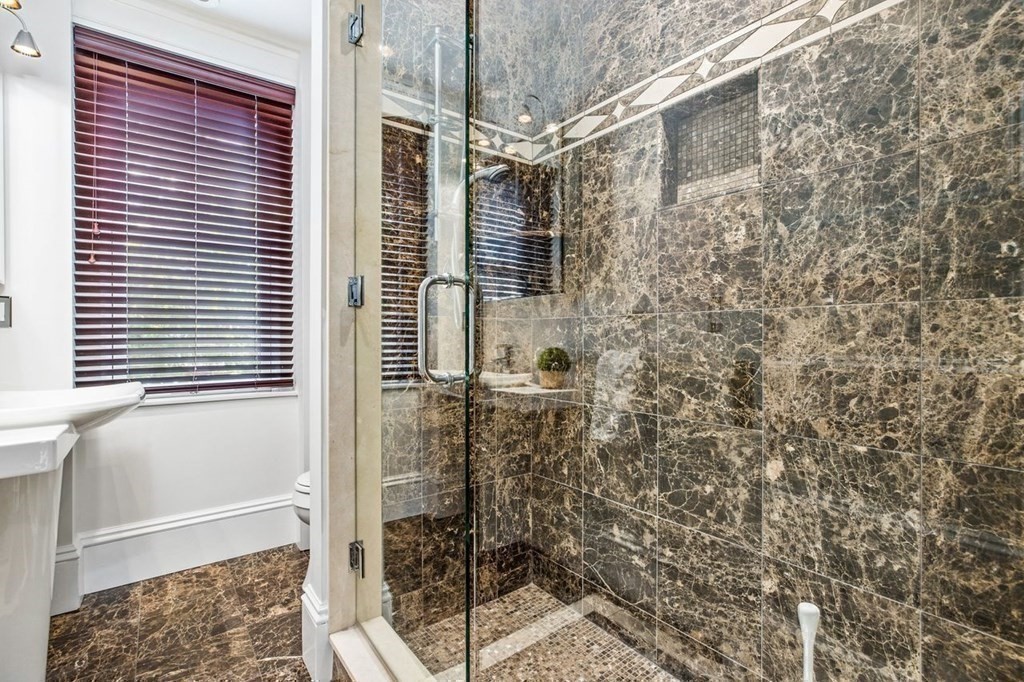 1 Clinton Path, Unit 2 Brookline, MA 02445 - Photo 26 of 28 a bathroom with a shower