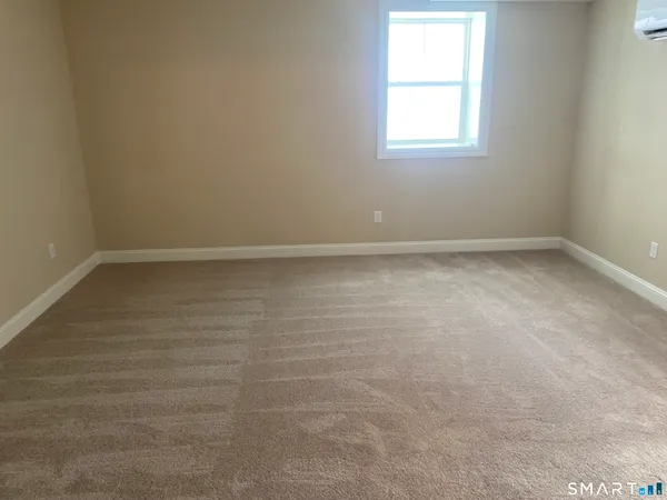 a view of a small space with window