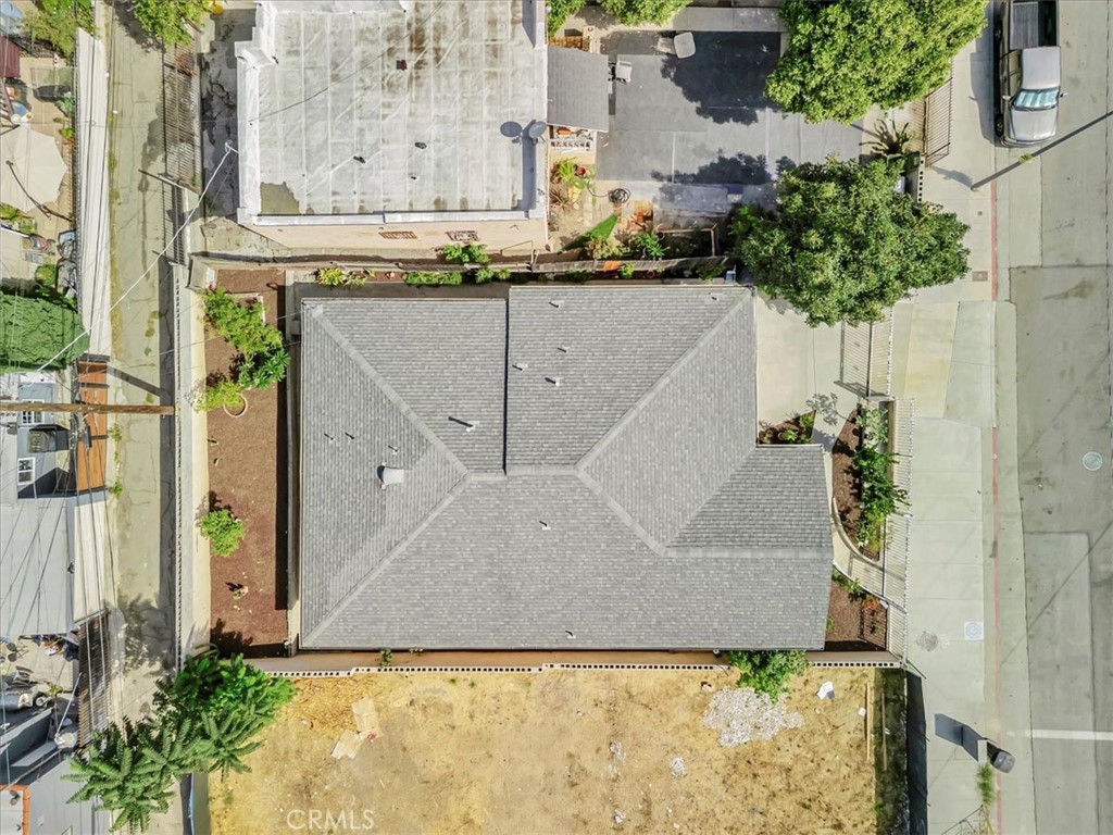4133 North Mission Road Los Angeles, CA 90032 - Photo 27 of 40 a aerial view of a house with a yard and large trees
