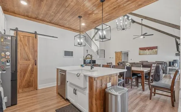 a room with storage and utility