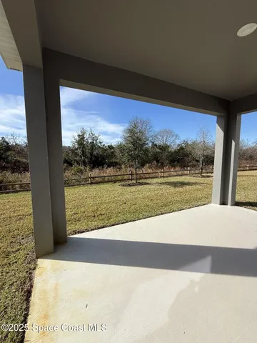 a view of lake from a yard