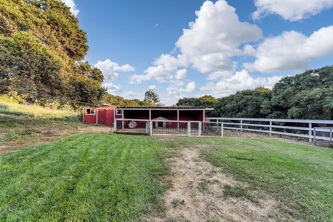 8640 Dyer Road Prunedale, CA 93907 - Photo 46 of 61 a view of a backyard with wooden fence
