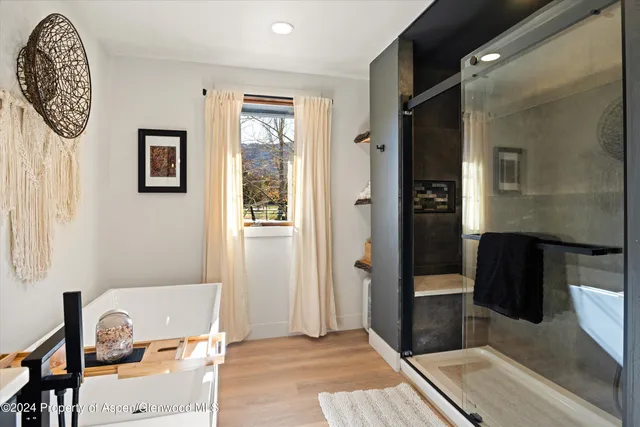 a view of a hallway with interior of the house