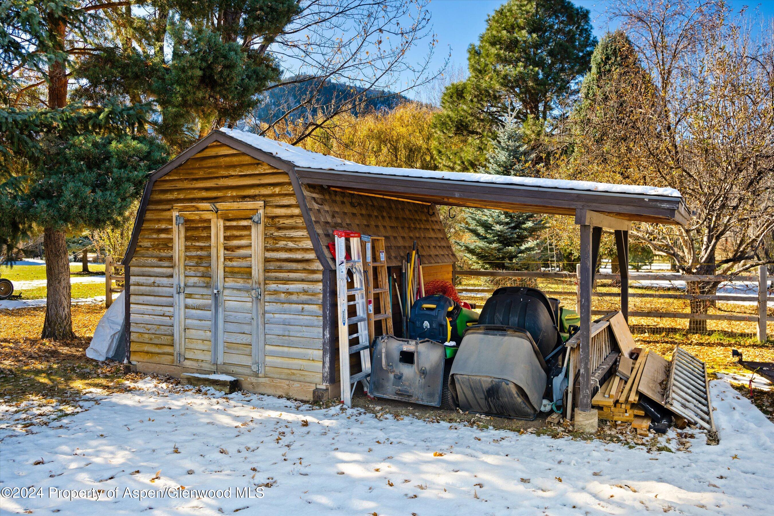 24 Cherry Lane Basalt, CO 81621 - Photo 28 of 42 a view of a garage