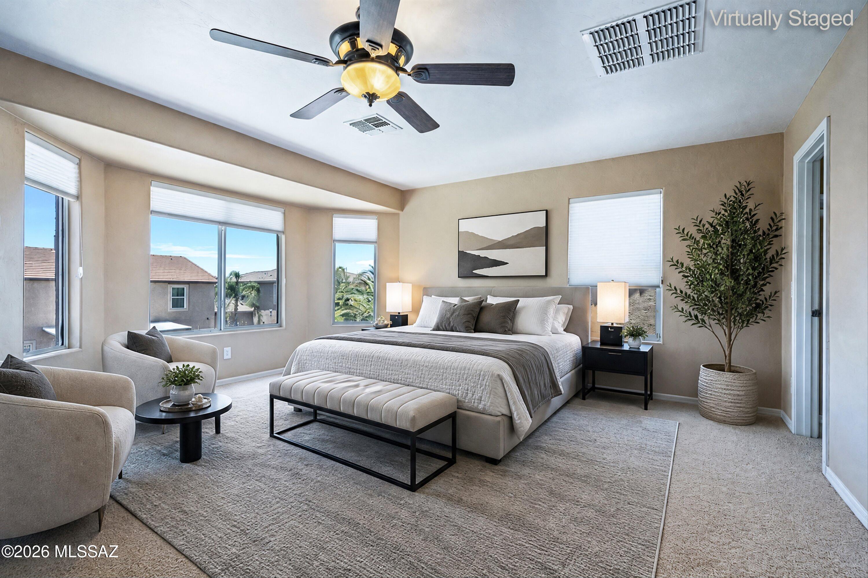 3614 East Canter Road Tucson, AZ 85739 - Photo 27 of 46 2-Staged Primary Bedroom