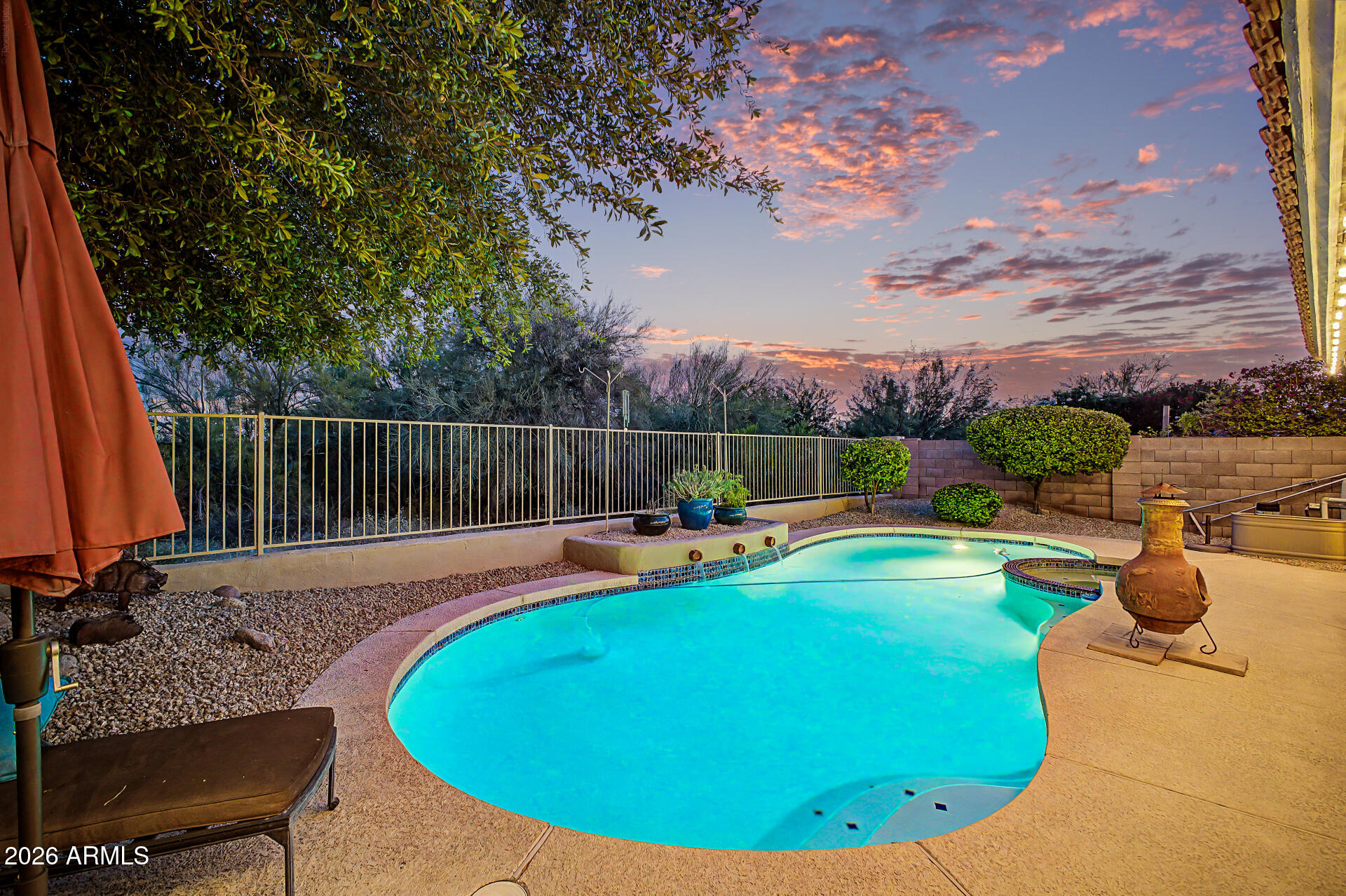 4309 East Rancho Caliente Drive Cave Creek, AZ 85331 - Photo 21 of 37 a view of a swimming pool with lounge chair