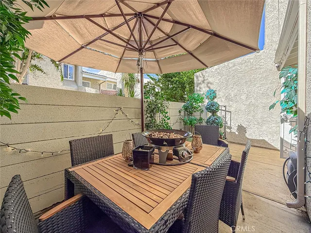 a view of backyard with green space