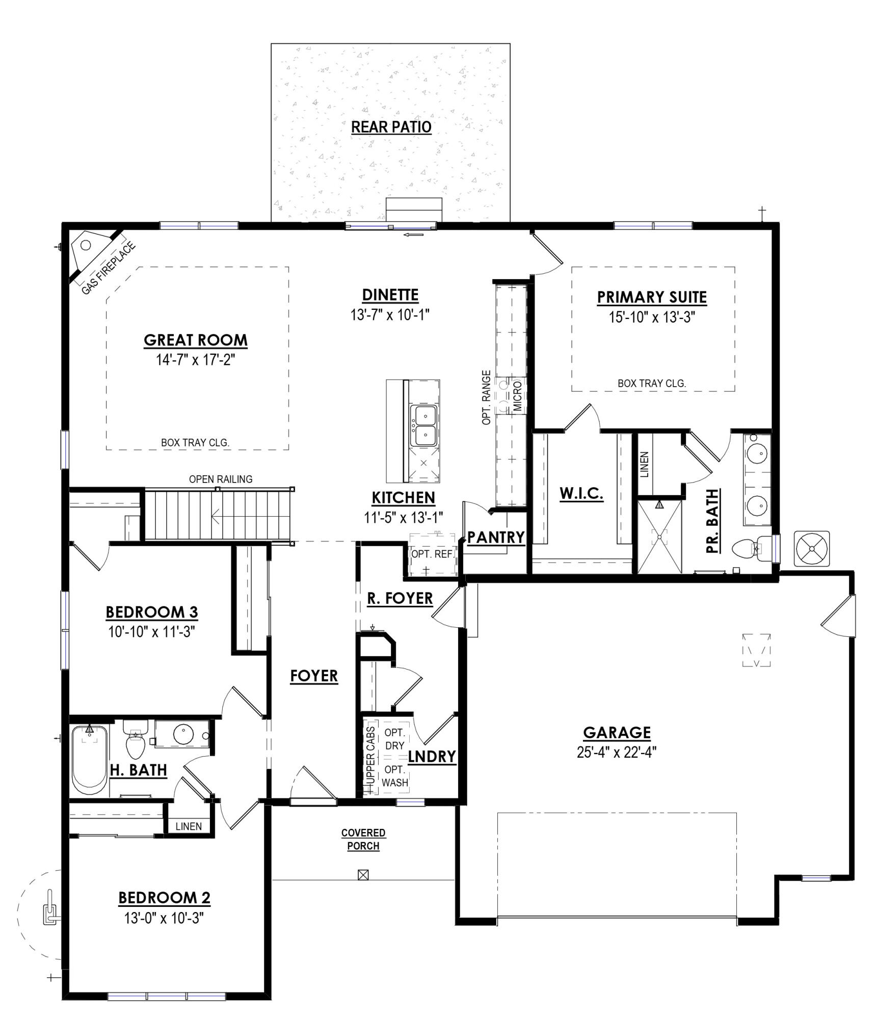 104 Copper Trails Road Hartford, WI 53027 - Photo 2 of 2 134-021-Wingra_FloorPlan