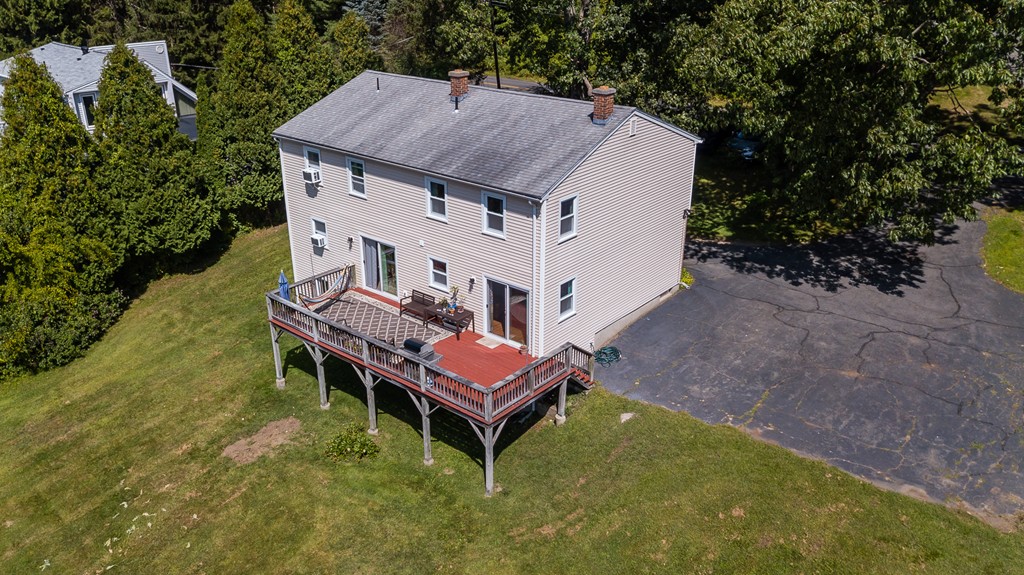 24 North Farms Road Williamsburg, MA 01039 - Photo 6 of 40 an aerial view of a house with pool table and chairs