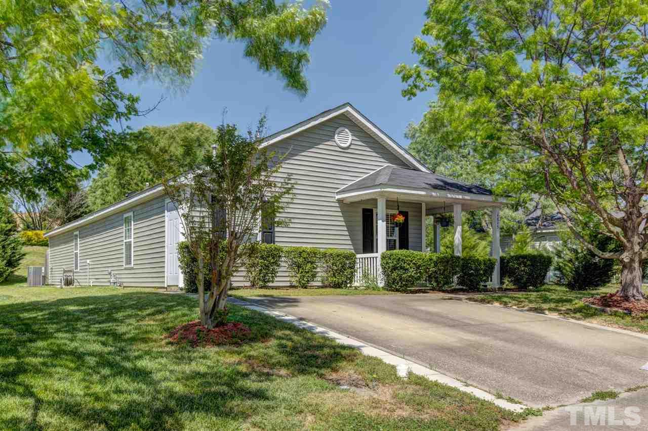 4845 Silverdene Street Raleigh, NC 27616 - Photo 24 of 24 a front view of house with yard and green space