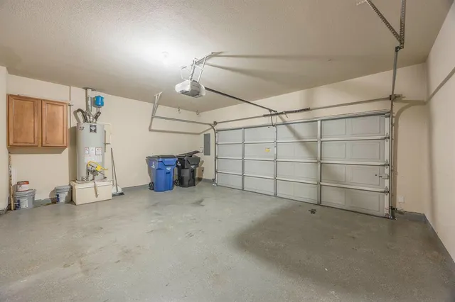 a view of a garage