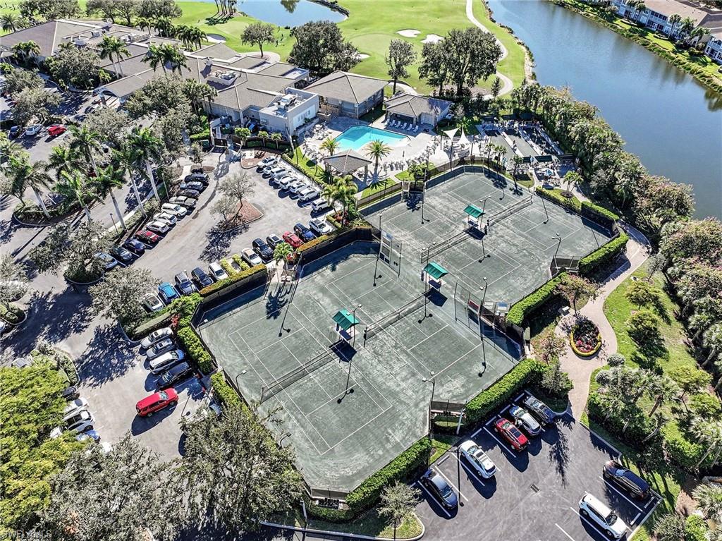 9341 Spring Run Boulevard, Unit 3108 Estero, FL 34135 - Photo 27 of 30 Aerial view of property's Tennis, Bocce, Fire Pit