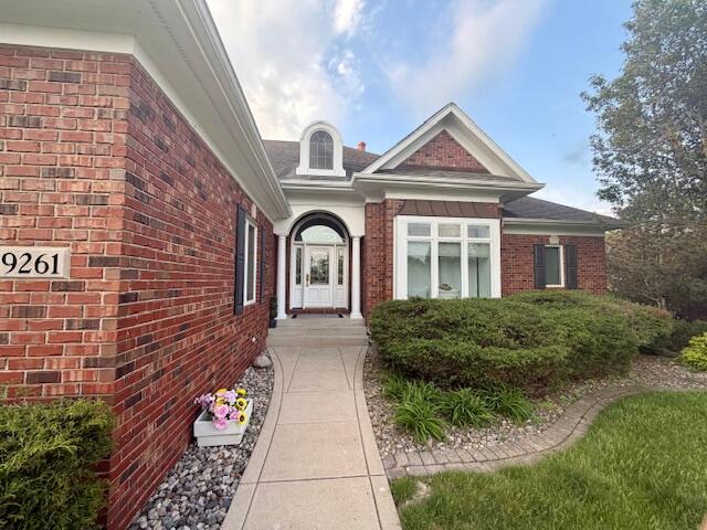 9261 Ruth Court St. John, IN 46373 - Photo 5 of 48 a front view of a house with garden