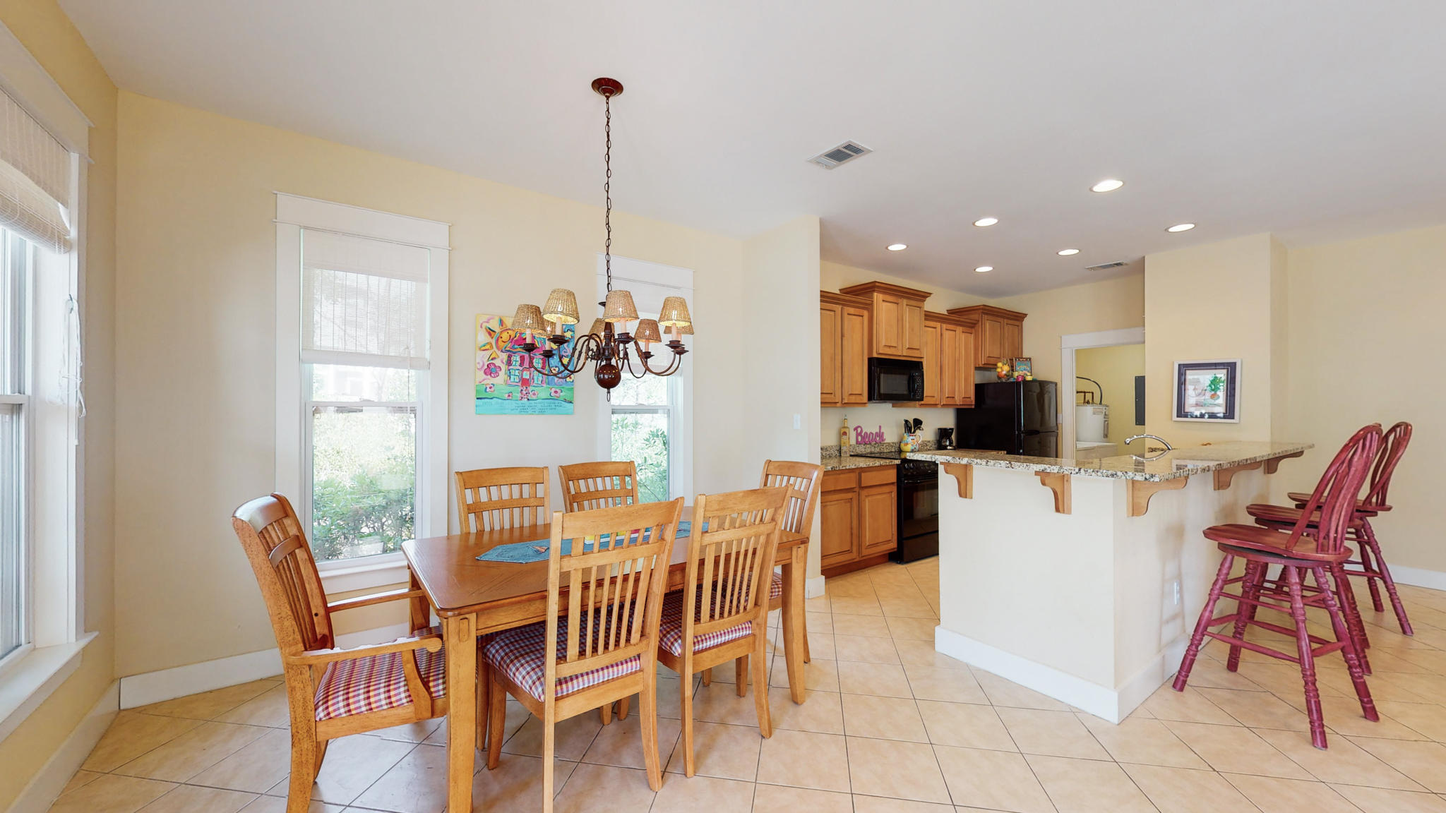 248 Beach Bike Way Inlet Beach, FL 32461 - Photo 8 of 26 a dining room with furniture and kitchen view