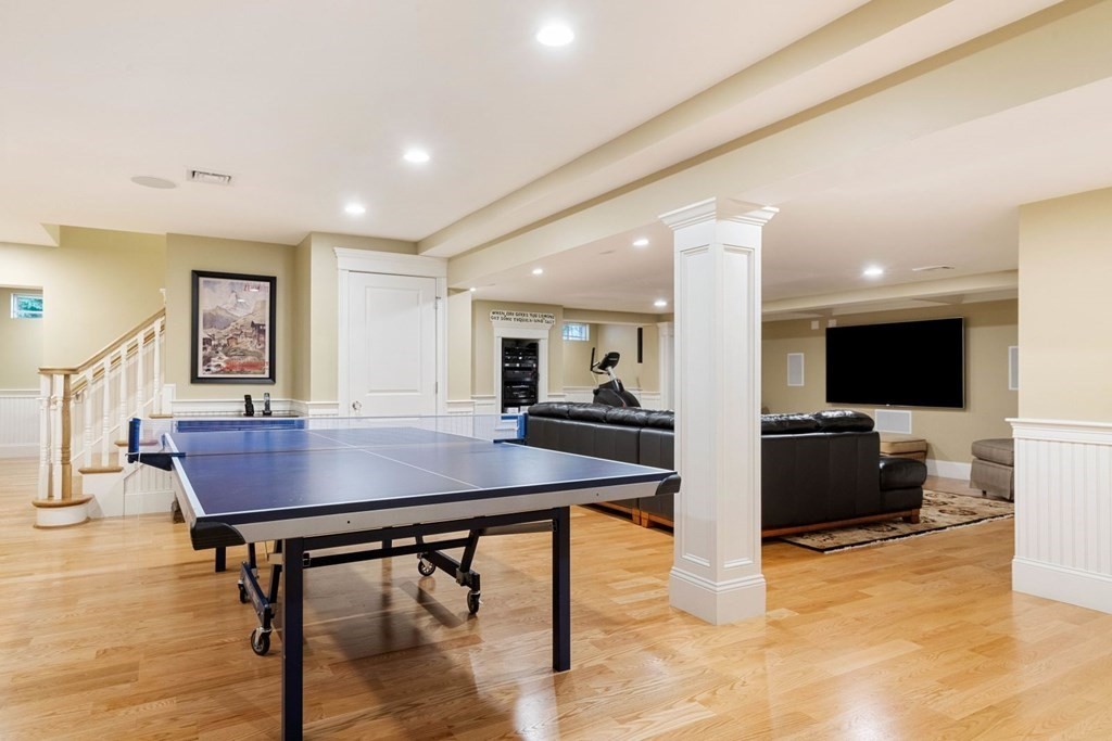 81 Pine Street Dover, MA 02030 - Photo 33 of 40 a room with furniture pool table and flat screen tv