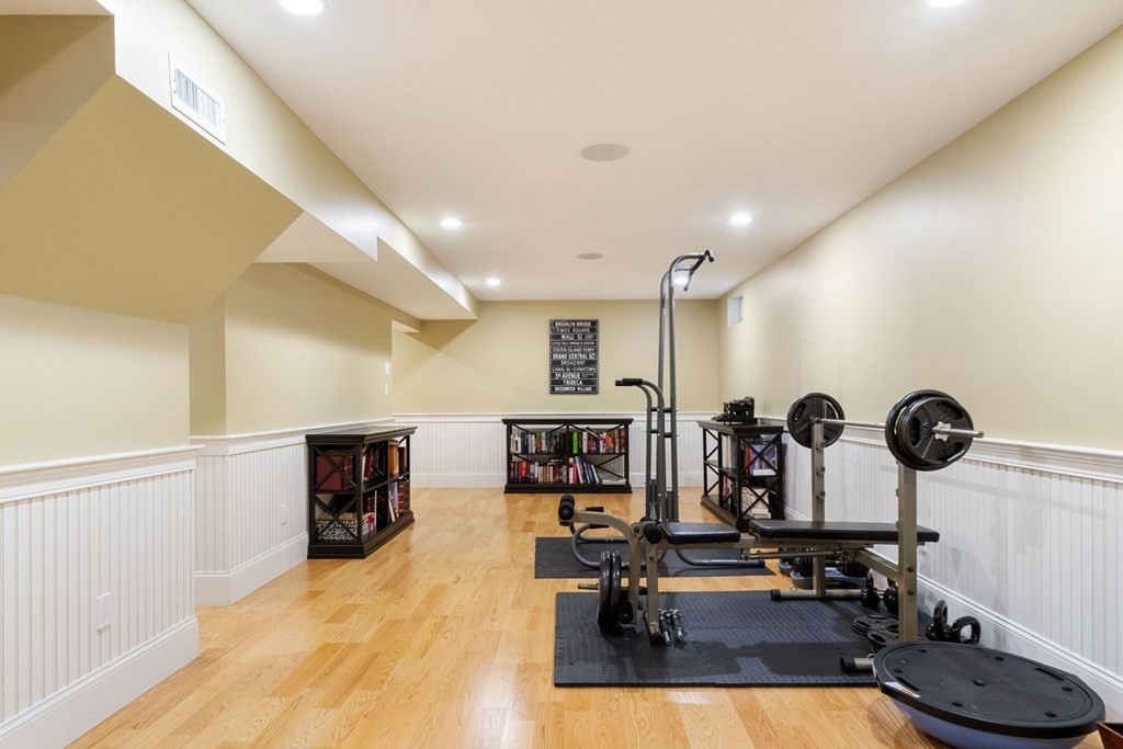 81 Pine Street Dover, MA 02030 - Photo 34 of 40 a view of a room with gym equipment