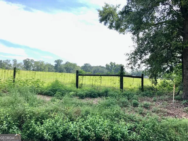 a view of lake with a yard