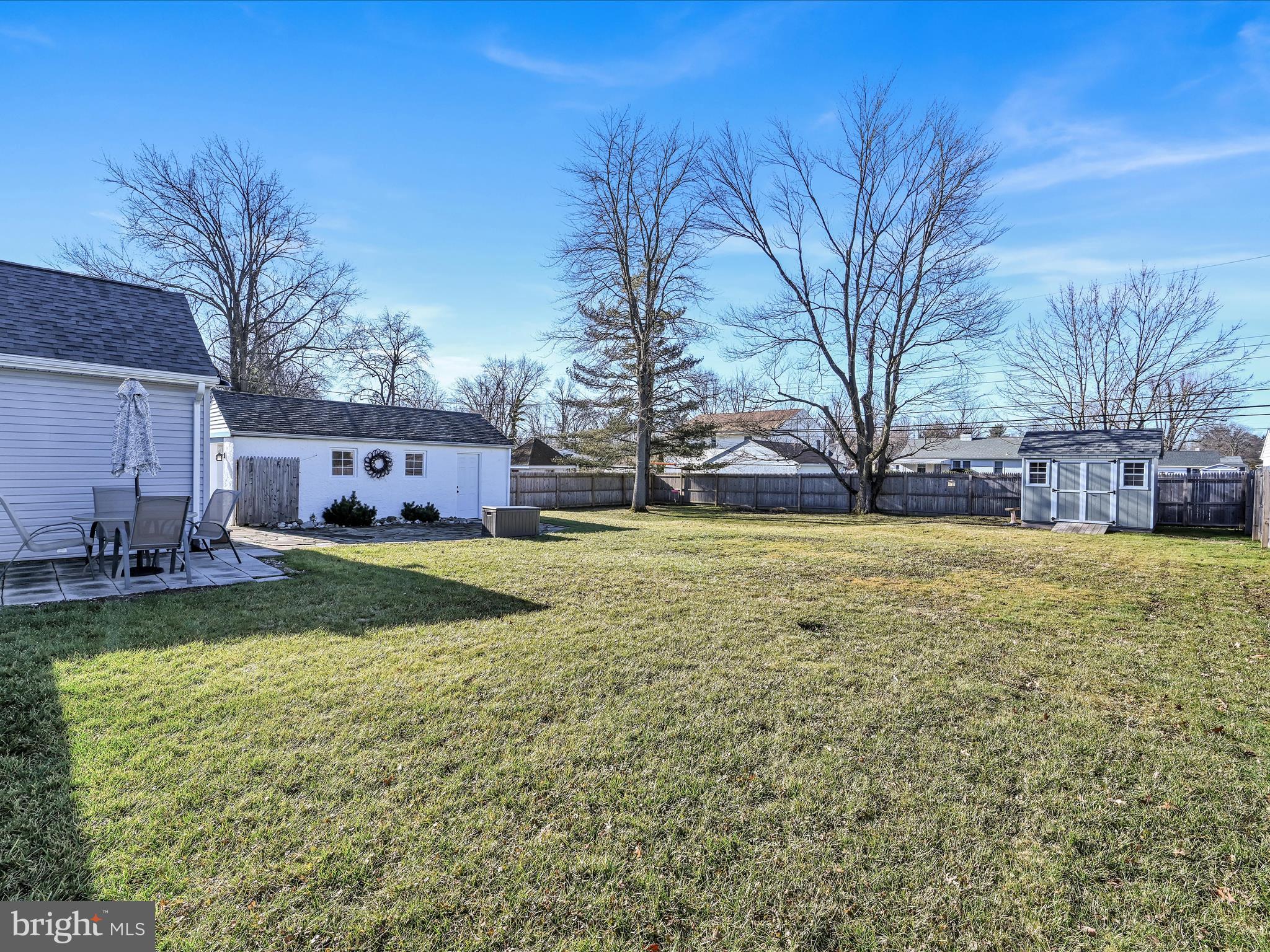 1027 Cardinal Road Audubon, PA 19403 - Photo 15 of 29 Level Open Yard is a Plus!