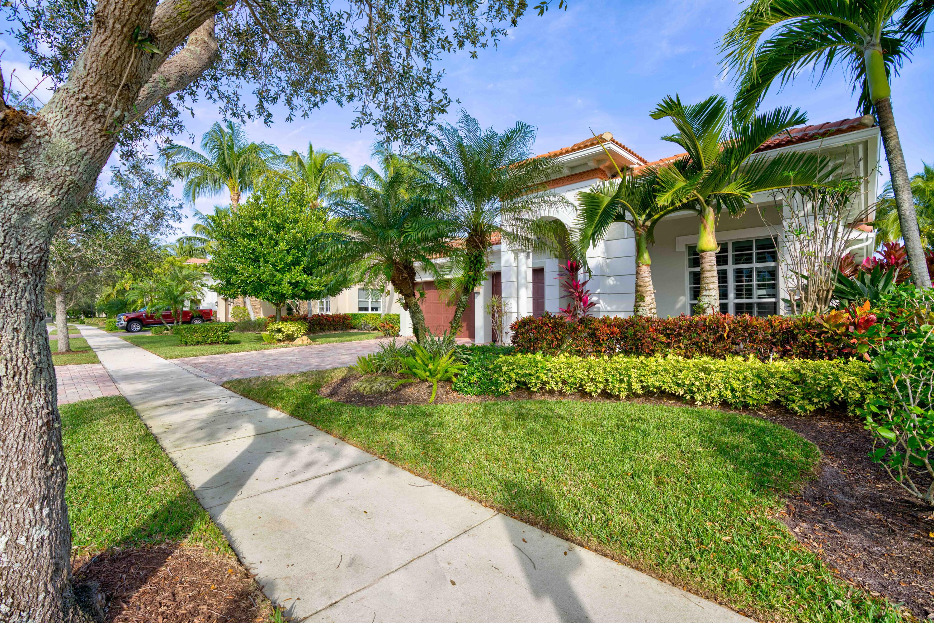 168 Umbrella Place Jupiter, FL 33458 - Photo 4 of 23 a view of a garden with palm trees