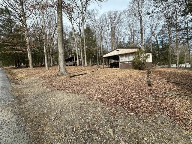 a white house that has a tree in front of it