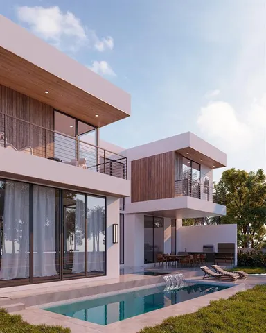 a view of a house with roof deck