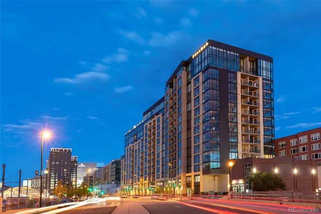 a view of a tall building