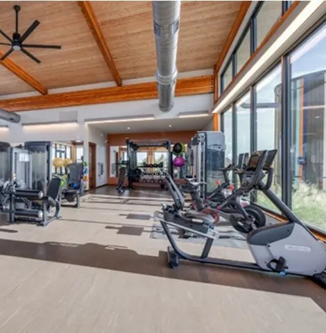 a view of a swimming pool and an ocean view