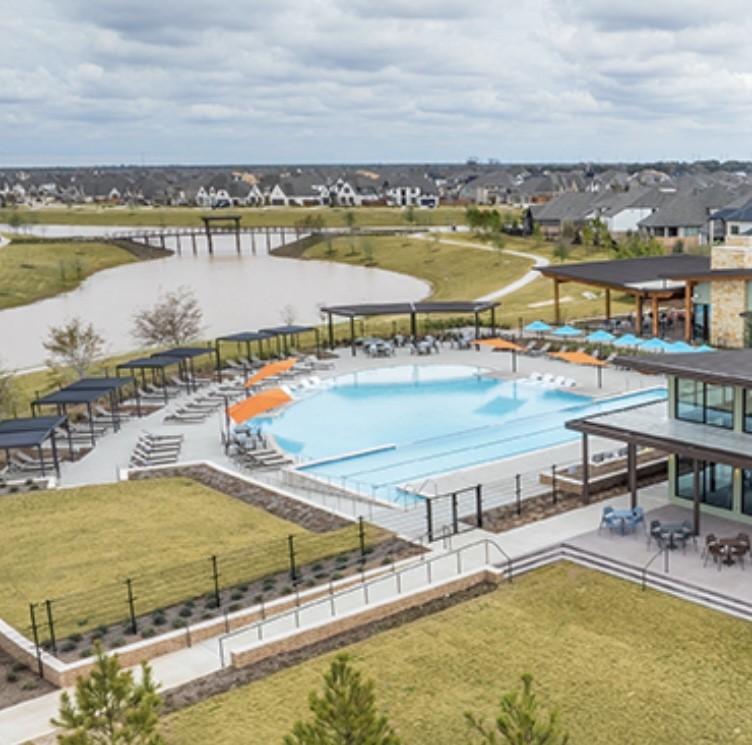 7322 Perching Hawk Trail Katy, TX 77493 - Photo 35 of 38 a view of a swimming pool and an ocean view
