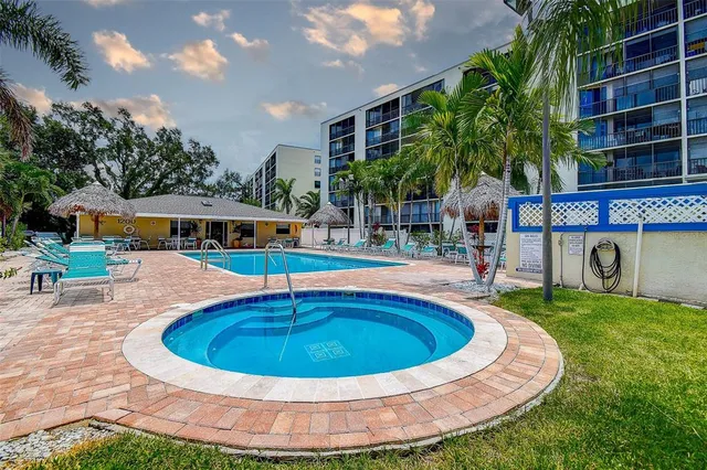 a view of a city that has tall buildings