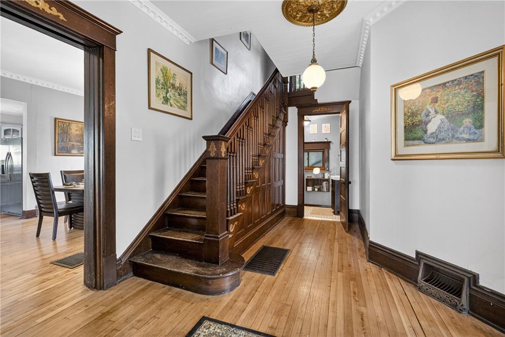 24 Shady Avenue Burgettstown, PA 15021 - Photo 16 of 50 Grand foyer with period details.