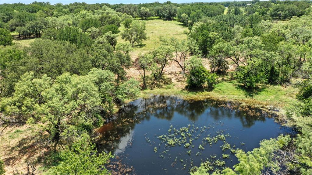 11140 Light Road Lipan, TX 76462 - Photo 6 of 37 an aerial view of lake with residential house with outdoor space and trees all around