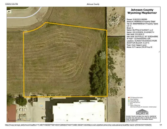 $172,700 | 125 Krinders Circle, Buffalo, WY 82834