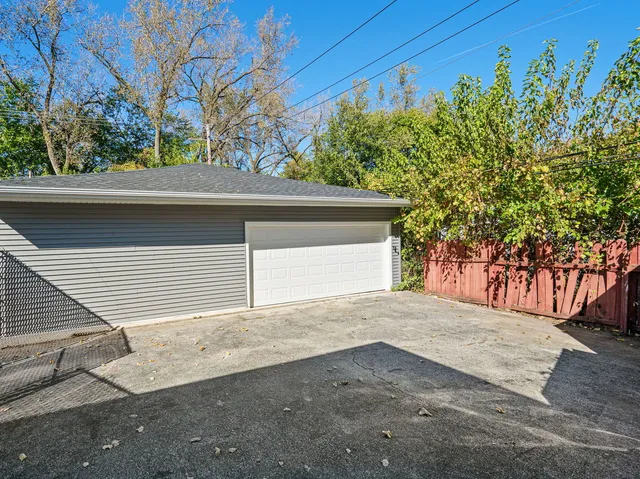 a view of backyard and tree