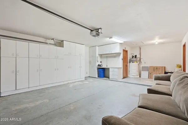a view of a livingroom with an empty space