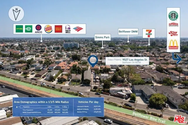 $1,300,000 | 9527 Los Angeles Street, Bellflower, CA 90706