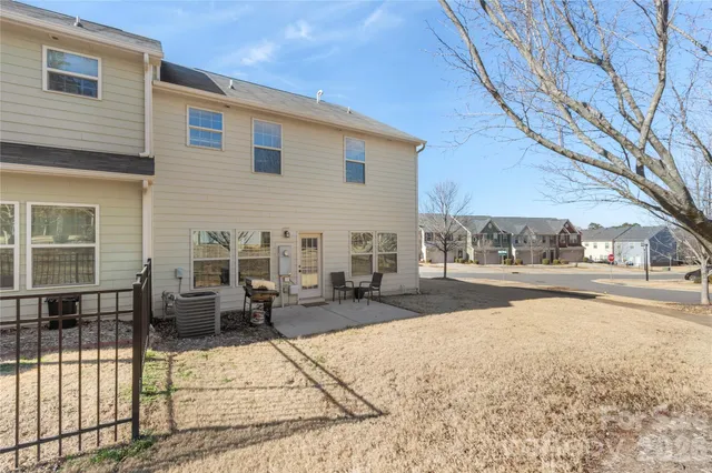 a view of a house with a patio